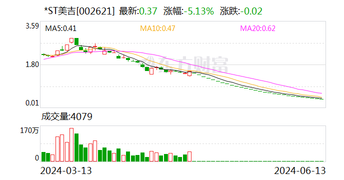 *ST美吉：深交所决定终止公司股票上市